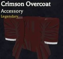 Crimson Overcoat legendary Body accessory in Bizarre Lineage