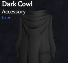 Dark Cowl rare accessory in Bizarre Lineage