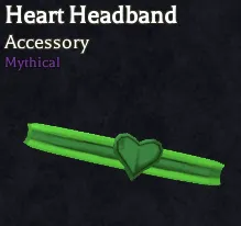 Heart Headband mythical accessory from DIO Raid in Bizarre Lineage
