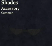 Shades accessory in Bizarre Lineage