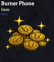 Burner Phone rare material (Mafia only) in Bizarre Lineage