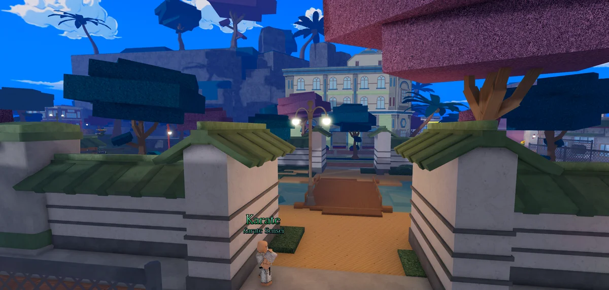 Where to find Karate Sensei near Bus Stop 3 close to Josuke in Bizarre Lineage