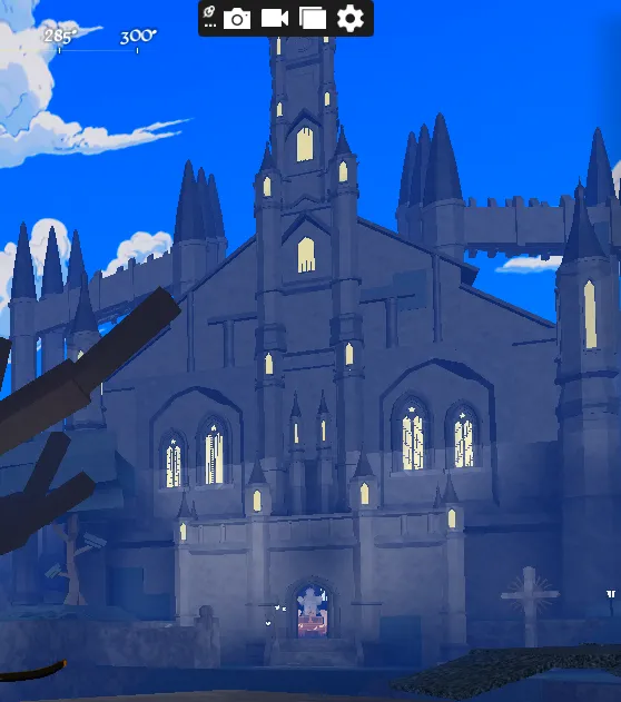 DIO's Cathedral — Graveyard raid entrance