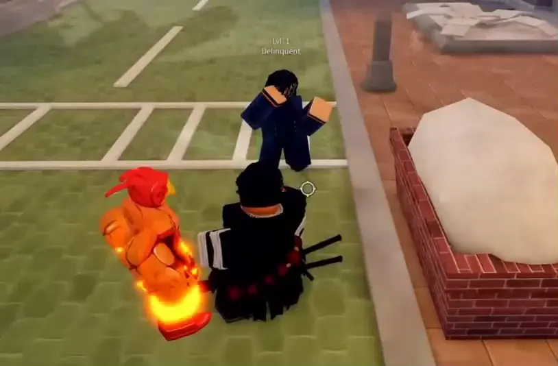 Magician's Red Flame Punch ability in Bizarre Lineage