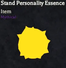Stand Personality Essence — rerolls personality in Bizarre Lineage