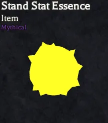 Stand Stat Essence — rerolls Stand stat grades in Bizarre Lineage