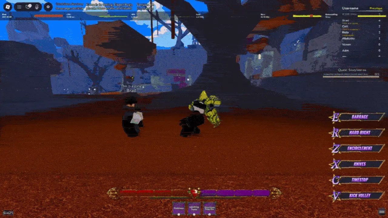 The World idle animation in Bizarre Lineage