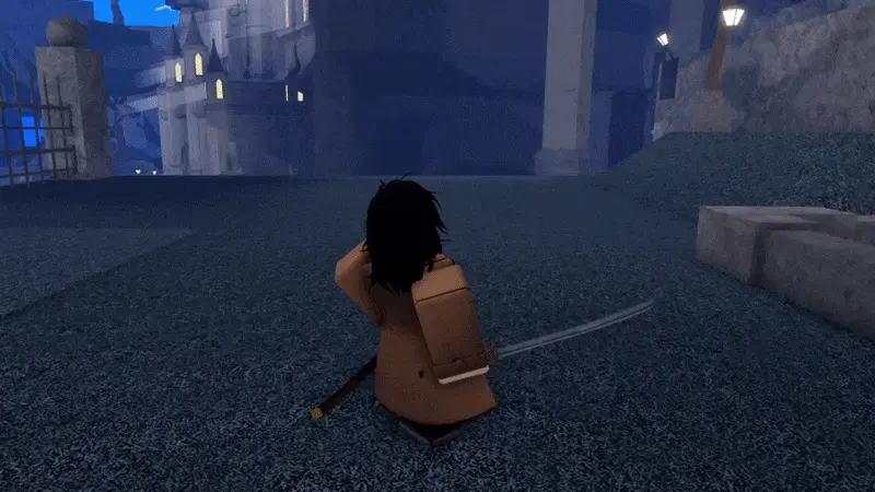 Katana weapon animation in Bizarre Lineage