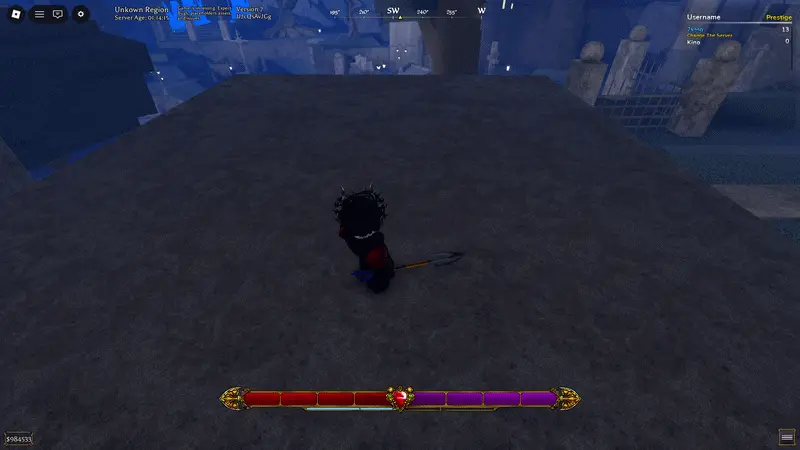 Shovel weapon animation in Bizarre Lineage